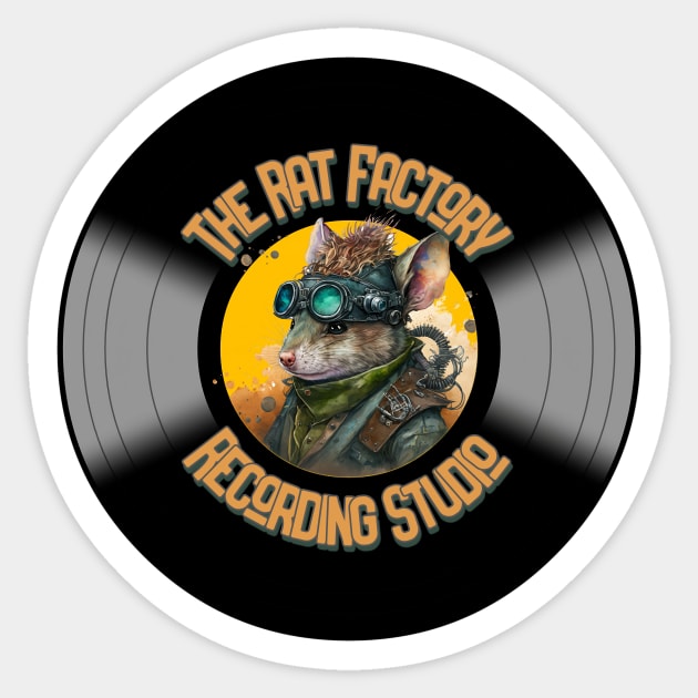 The Rat Factory Recording Studio Sticker by TotallyPhilip